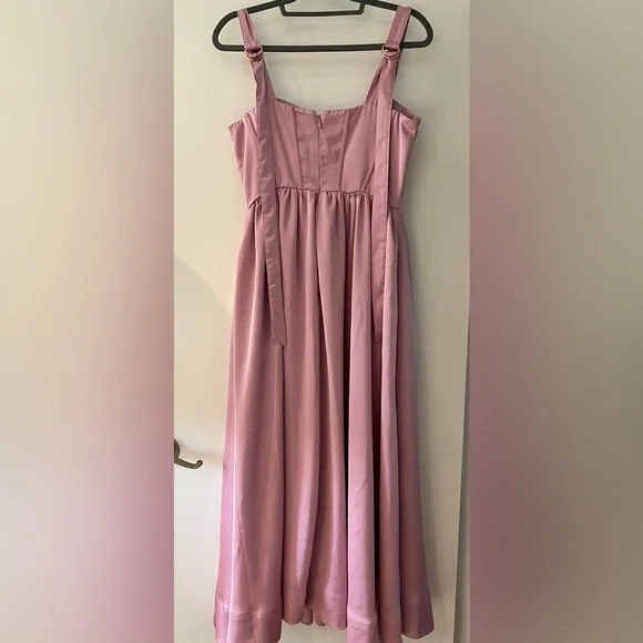 Aureta from Anthropologie Showstopper Midi Pink  Dress Size S - Picture 5 of 16